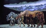 Rianna Ash, Chris Milford, Thomas Goodridge (Topthorn), Matthew Lawrence, Rafe Young, Felicity Donnelly (Joey) in War Horse. c. Brinkhoff-Moegenburg