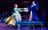 HAMILTON TOUR. Roshani Abbey (Eliza Hamilton) and Marley Fenton (Alexander Hamilton). Photo by Danny Kaan