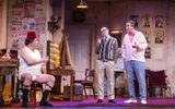 Damian Williams, Steve Royle and Simon Cartwright in The Last Laugh - credit Pamela Raith